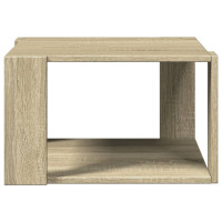 Produktbild för Soffbord sonoma-ek 51,5x51,5x30 cm konstruerat trä
