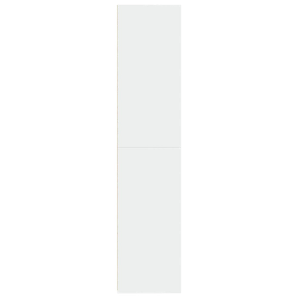 Produktbild för Högskåp vit 40x41x185 cm konstruerat trä