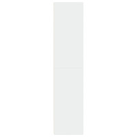 Produktbild för Högskåp vit 40x41x185 cm konstruerat trä
