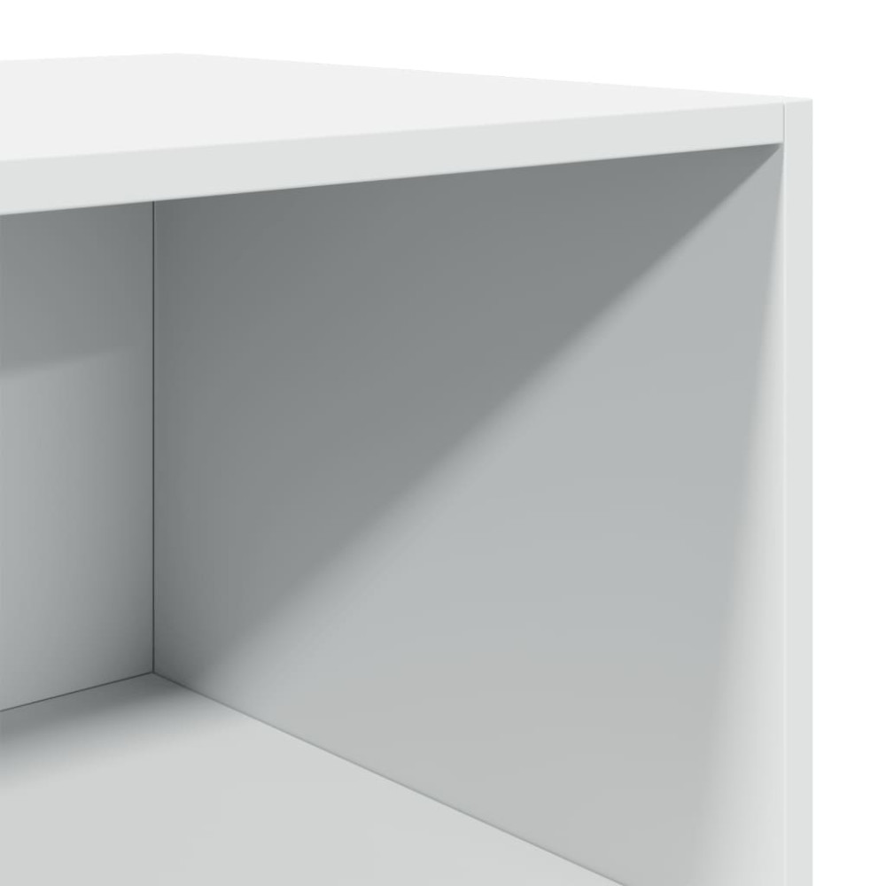 Produktbild för Högskåp vit 40x41x185 cm konstruerat trä