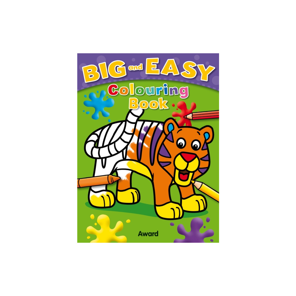 Produktbild för Big and Easy Colouring Book: Tiger (häftad, eng)