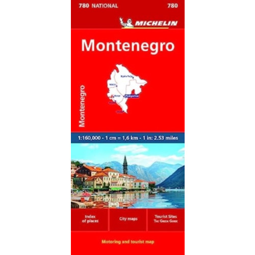 Michelin Editions Des Voyages Montenegro - Michelin National Map 780