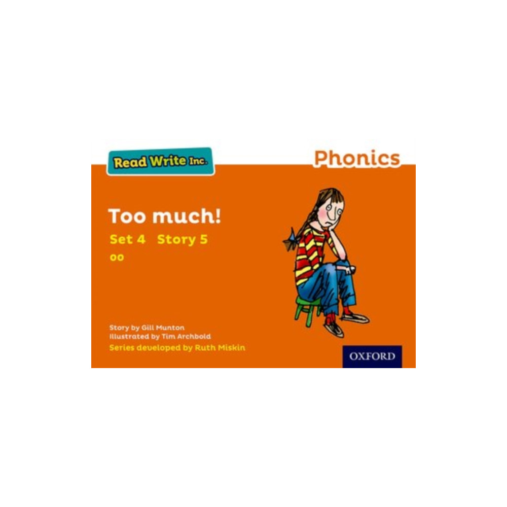 Produktbild för Read Write Inc. Phonics: Too Much! (Orange Set 4 Storybook 5) (häftad, eng)