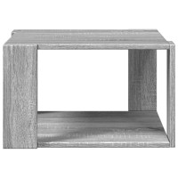Produktbild för Soffbord grå sonoma 51,5x51,5x30 cm konstruerat trä