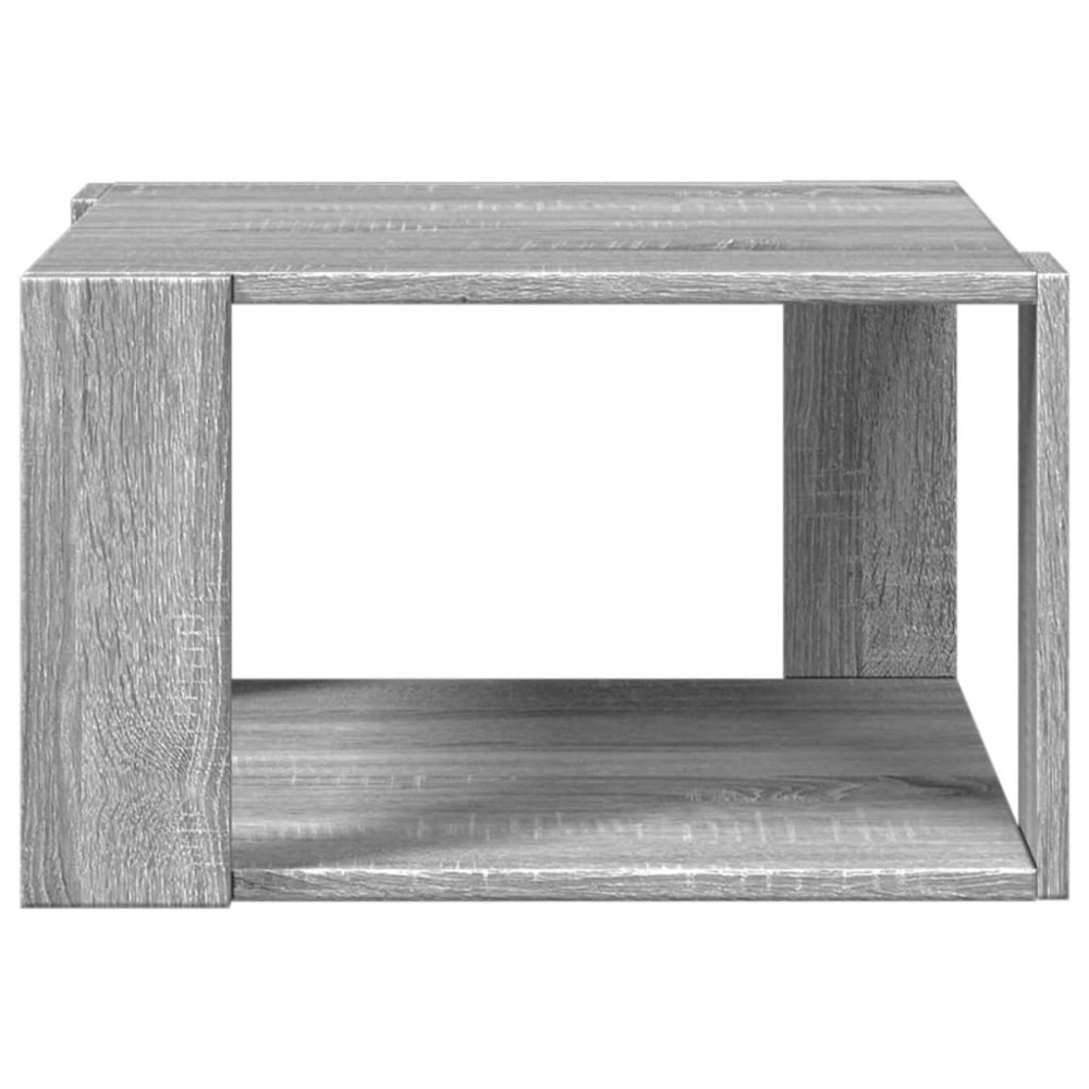Produktbild för Soffbord grå sonoma 51,5x51,5x30 cm konstruerat trä