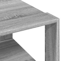 Produktbild för Soffbord grå sonoma 51,5x51,5x30 cm konstruerat trä