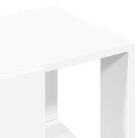 Produktbild för Soffbord vit 32x32x30 cm konstruerat trä