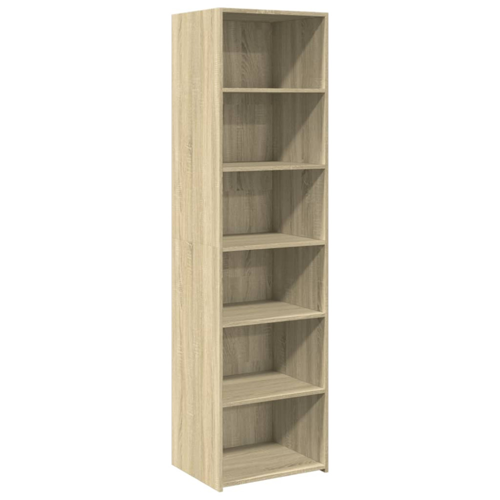 Produktbild för Högskåp sonoma-ek 50x41x185 cm konstruerat trä