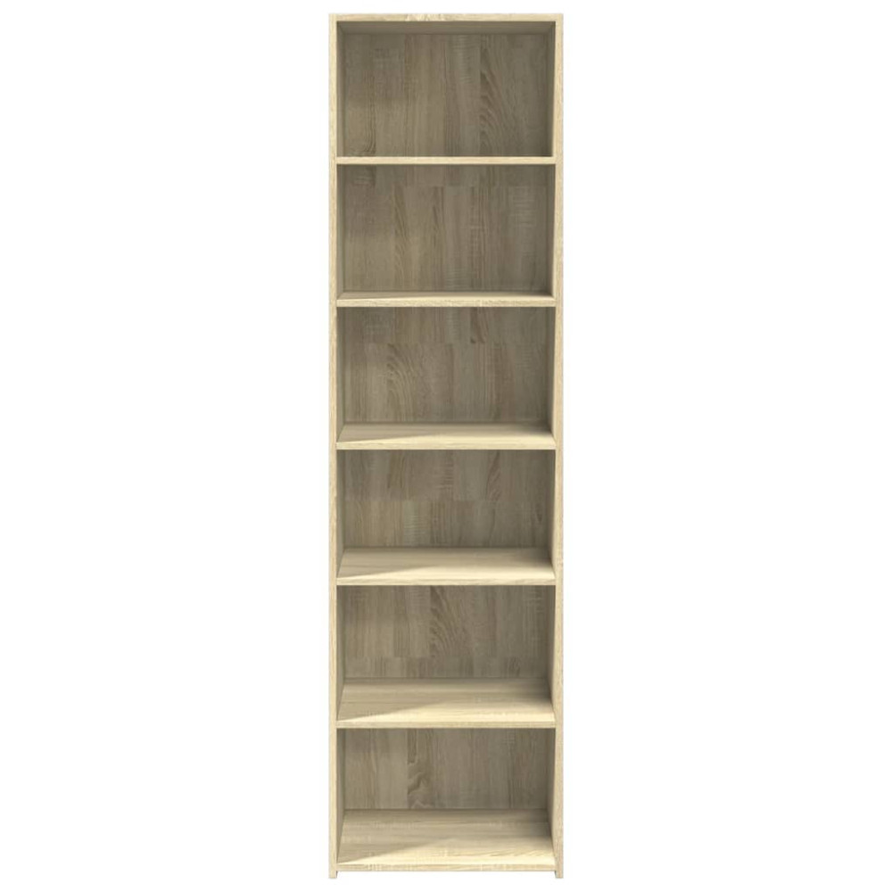 Produktbild för Högskåp sonoma-ek 50x41x185 cm konstruerat trä