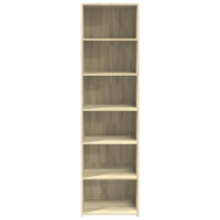 Produktbild för Högskåp sonoma-ek 50x41x185 cm konstruerat trä