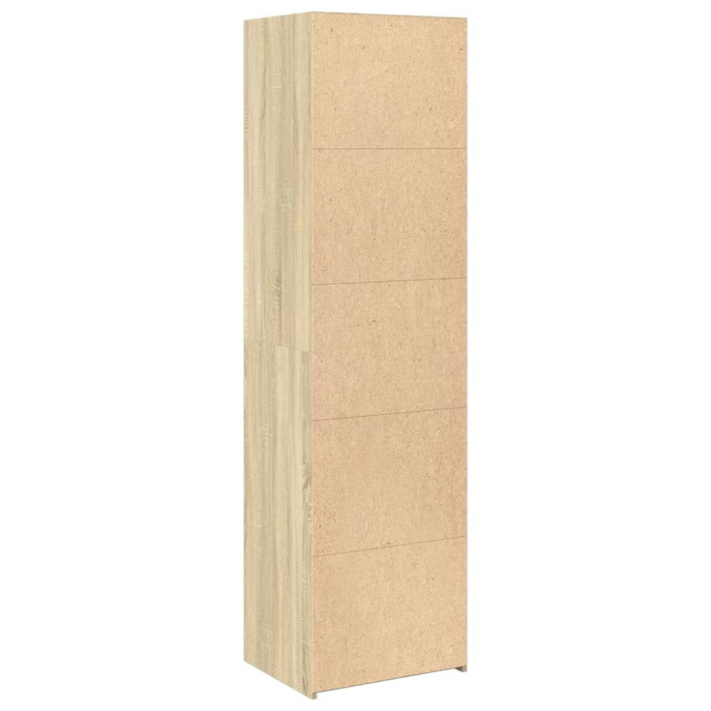 Produktbild för Högskåp sonoma-ek 50x41x185 cm konstruerat trä