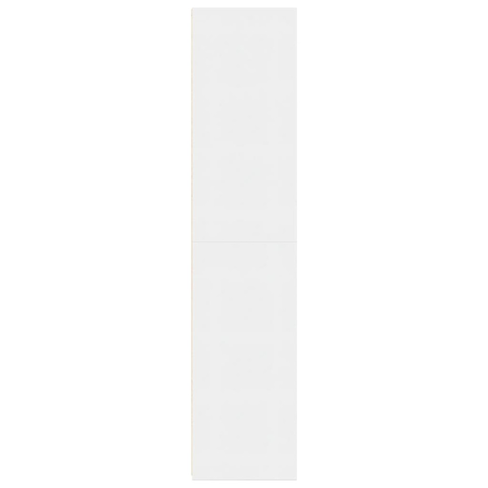 Produktbild för Högskåp vit 50x41x185 cm konstruerat trä
