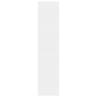 Produktbild för Högskåp vit 50x41x185 cm konstruerat trä