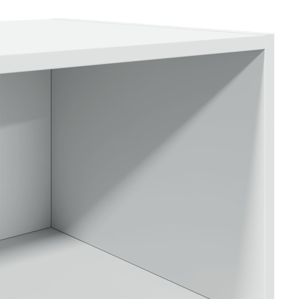 Produktbild för Högskåp vit 50x41x185 cm konstruerat trä