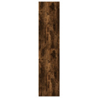 Produktbild för Högskåp rökfärgad ek 45x41x185 cm konstruerat trä