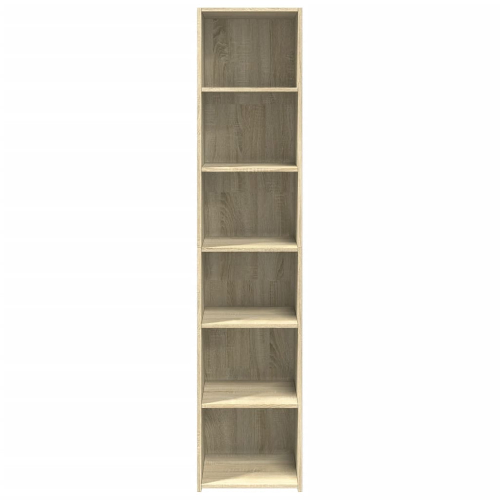 Produktbild för Högskåp sonoma-ek 40x41x185 cm konstruerat trä