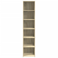 Produktbild för Högskåp sonoma-ek 40x41x185 cm konstruerat trä