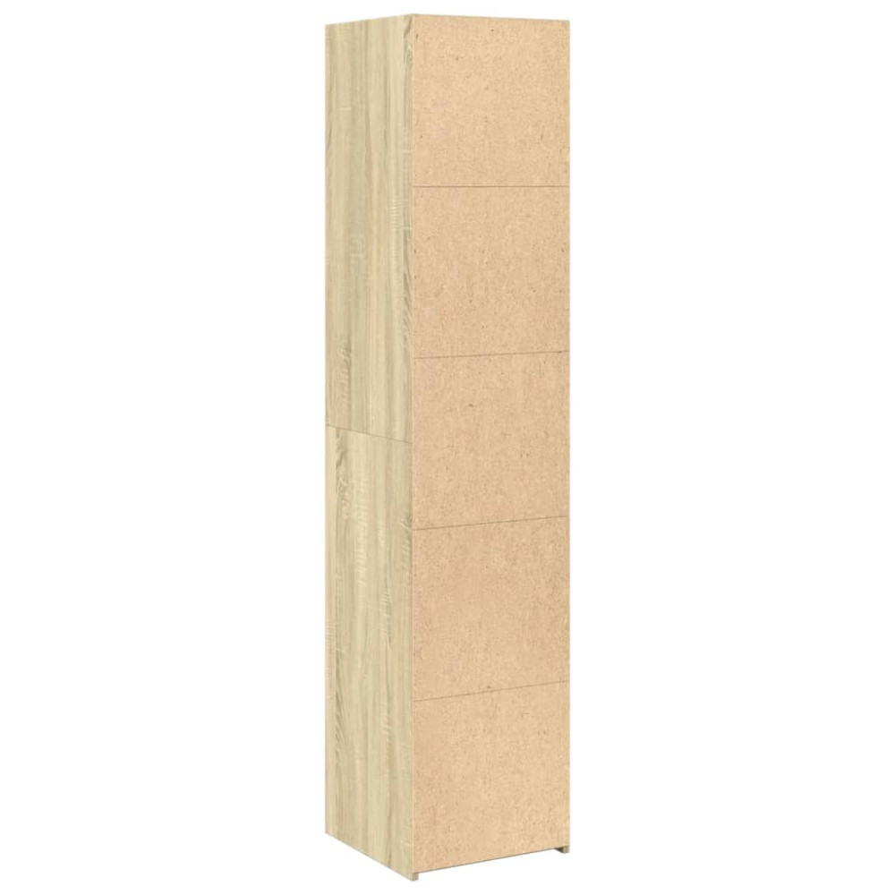 Produktbild för Högskåp sonoma-ek 40x41x185 cm konstruerat trä