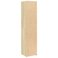 Produktbild för Högskåp sonoma-ek 40x41x185 cm konstruerat trä