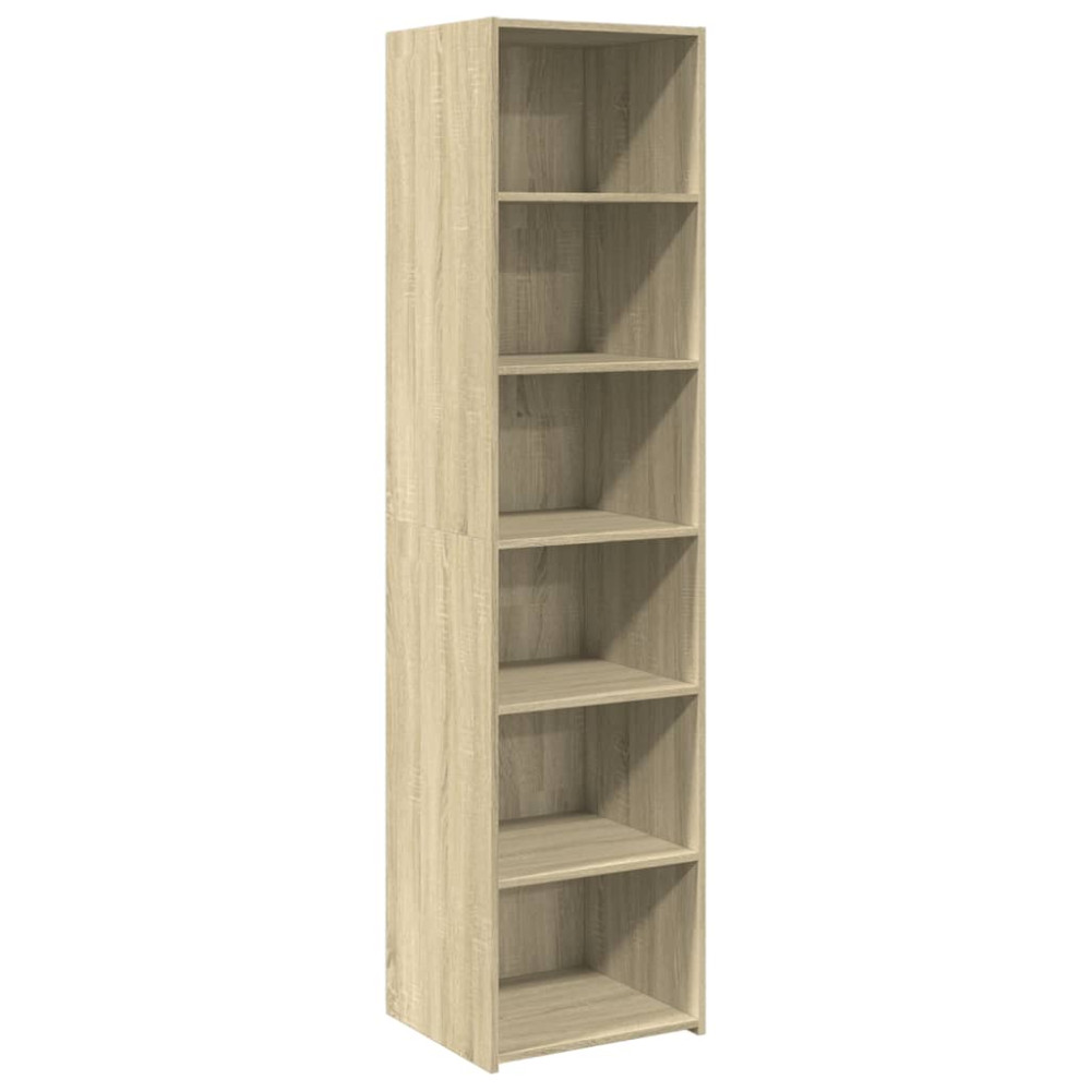 Produktbild för Högskåp sonoma-ek 45x41x185 cm konstruerat trä