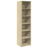 Produktbild för Högskåp sonoma-ek 45x41x185 cm konstruerat trä