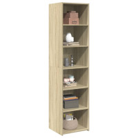 Produktbild för Högskåp sonoma-ek 45x41x185 cm konstruerat trä