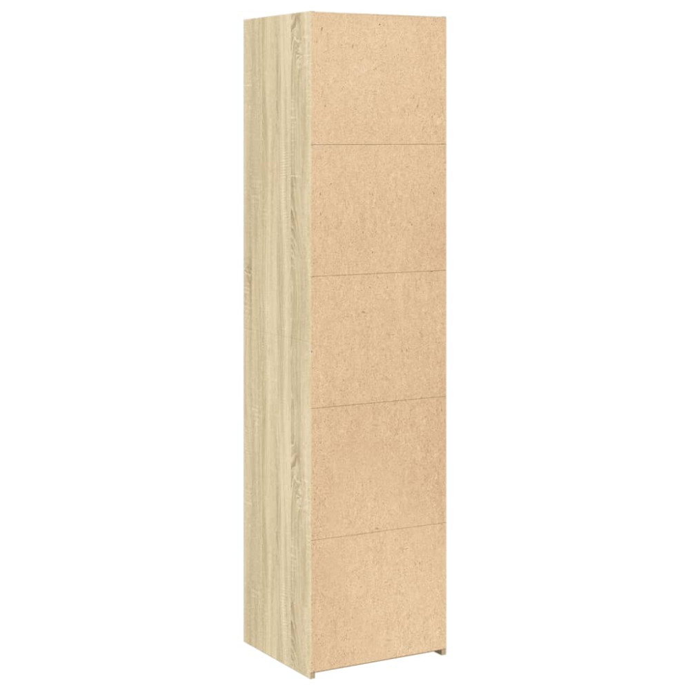 Produktbild för Högskåp sonoma-ek 45x41x185 cm konstruerat trä