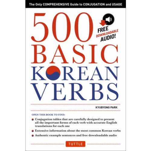 Tuttle Publishing 500 Basic Korean Verbs (häftad, eng)