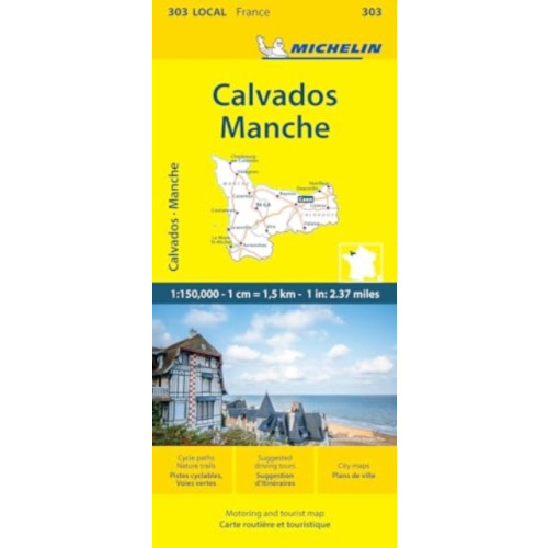 Michelin Editions Des Voyages Calvados  Manche - Michelin Local Map 303