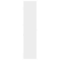 Produktbild för Högskåp vit 30x41x185 cm konstruerat trä