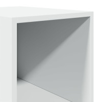 Produktbild för Högskåp vit 30x41x185 cm konstruerat trä
