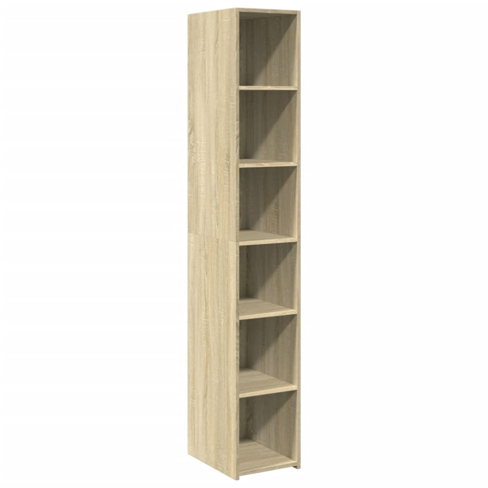 Produktbild för Högskåp sonoma-ek 30x41x185 cm konstruerat trä