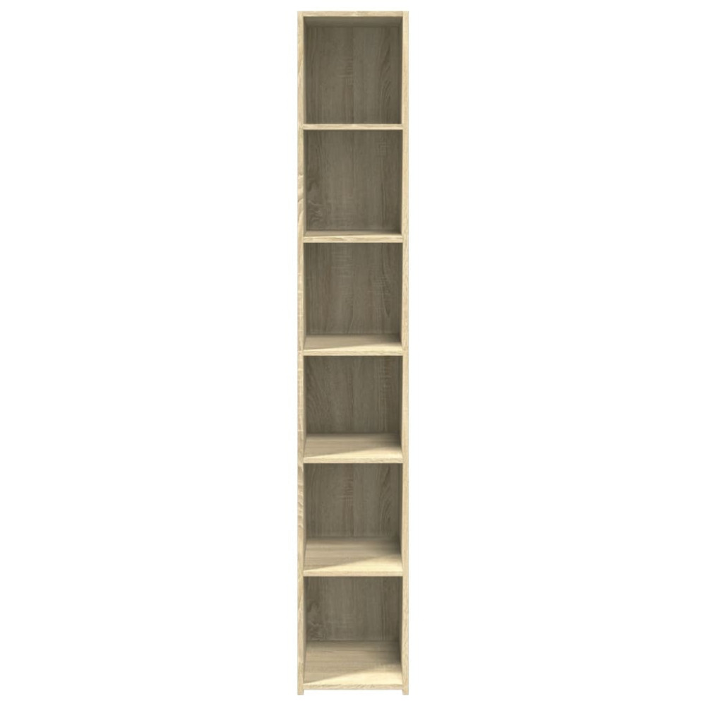 Produktbild för Högskåp sonoma-ek 30x41x185 cm konstruerat trä