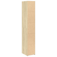 Produktbild för Högskåp sonoma-ek 30x41x185 cm konstruerat trä