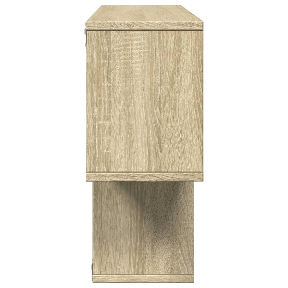 Produktbild för Vägghylla sonoma-ek 100x20x53 cm konstruerat trä