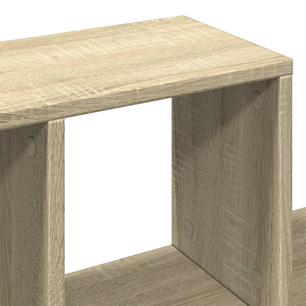 Produktbild för Vägghylla sonoma-ek 100x20x53 cm konstruerat trä