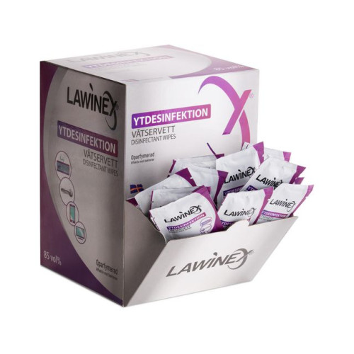 LAWINEX Ytdesinfektionsduk LAWINEX 85% 150/fp