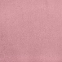 Produktbild för Ramsäng med madrass rosa 80x200 cm sammet