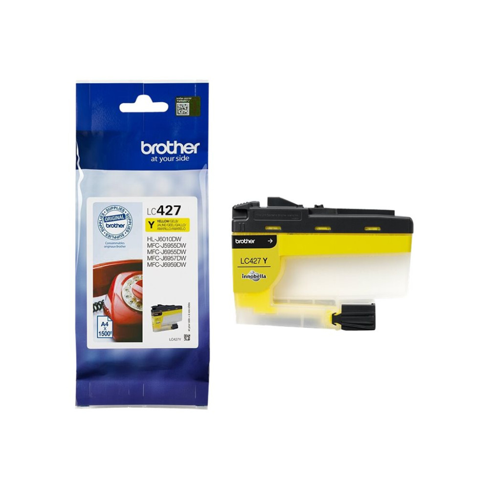Produktbild för Brother LC427Y bläckpatroner 1 styck Original Gul