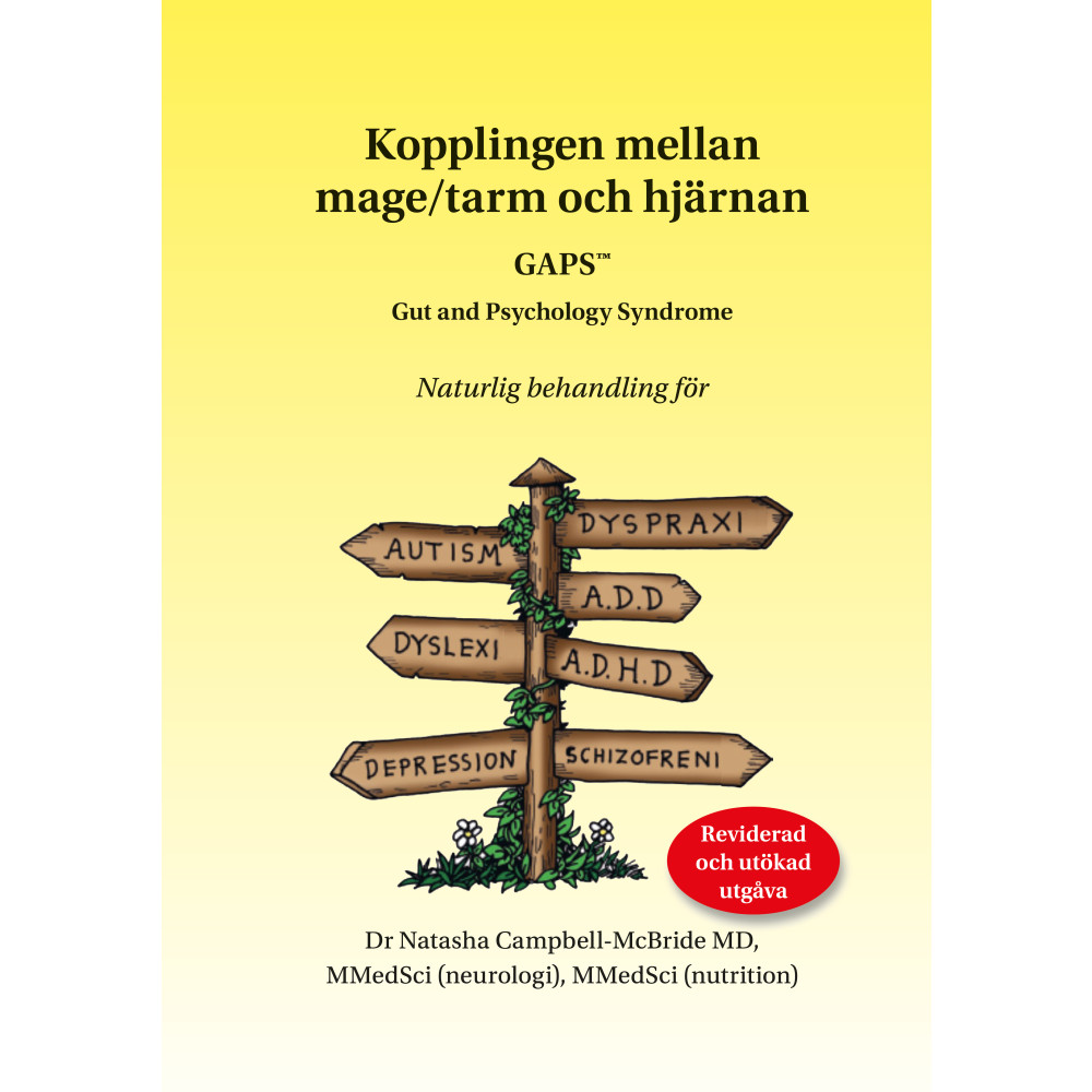 Produktbild för Kopplingen mellan mag/tarm och hjärna (häftad)