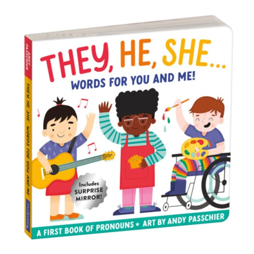 Galison They, He, She: Words for You and Me Board Book (bok, board book, eng)