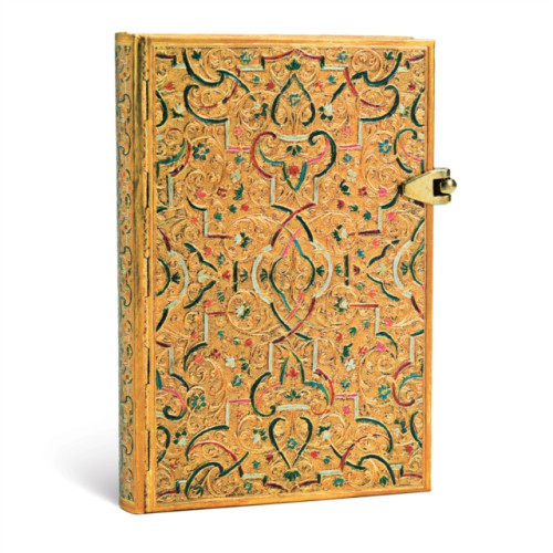 paperblanks Gold Inlay Mini Lined Hardcover Journal (inbunden, eng)