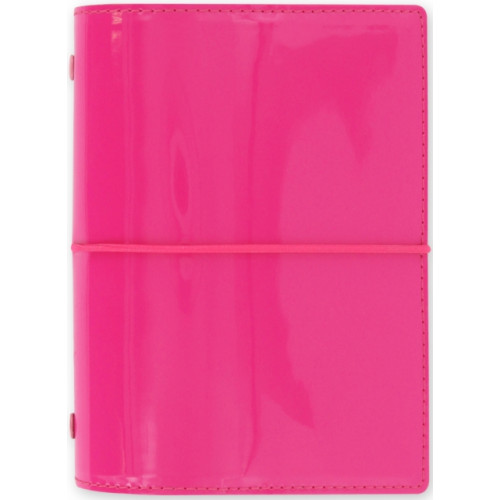 Filofax Filofax Pocket Domino Patent hot pink organiser (häftad, eng)