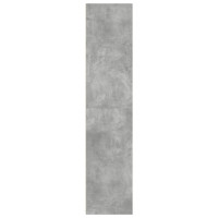 Produktbild för Högskåp betonggrå 30x41x185 cm konstruerat trä