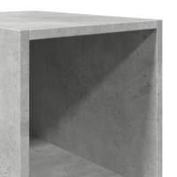 Produktbild för Högskåp betonggrå 30x41x185 cm konstruerat trä