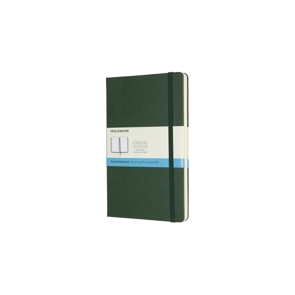 Produktbild för Moleskine Large Dotted Hardcover Notebook: Myrtle Green