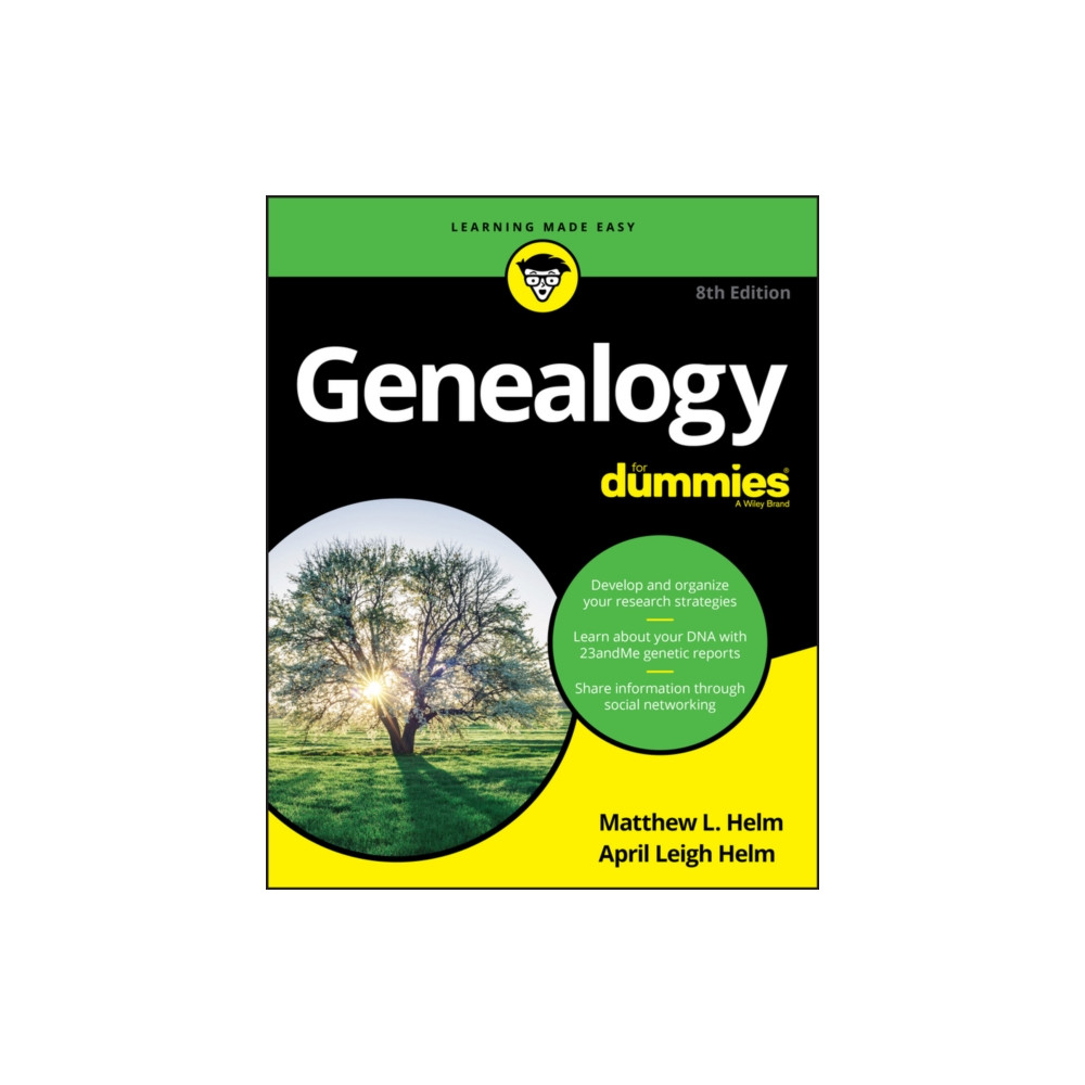 Produktbild för Genealogy For Dummies (häftad, eng)