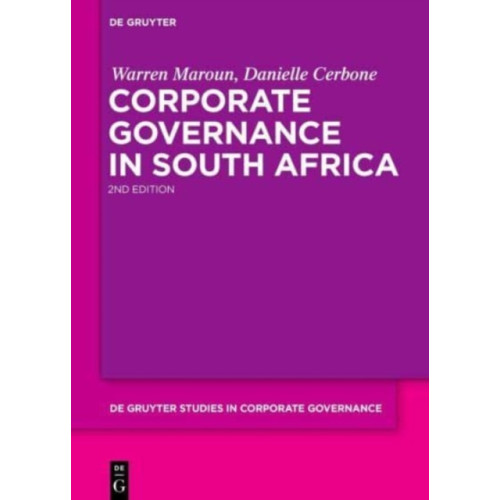 De Gruyter Corporate Governance in South Africa (inbunden, eng)