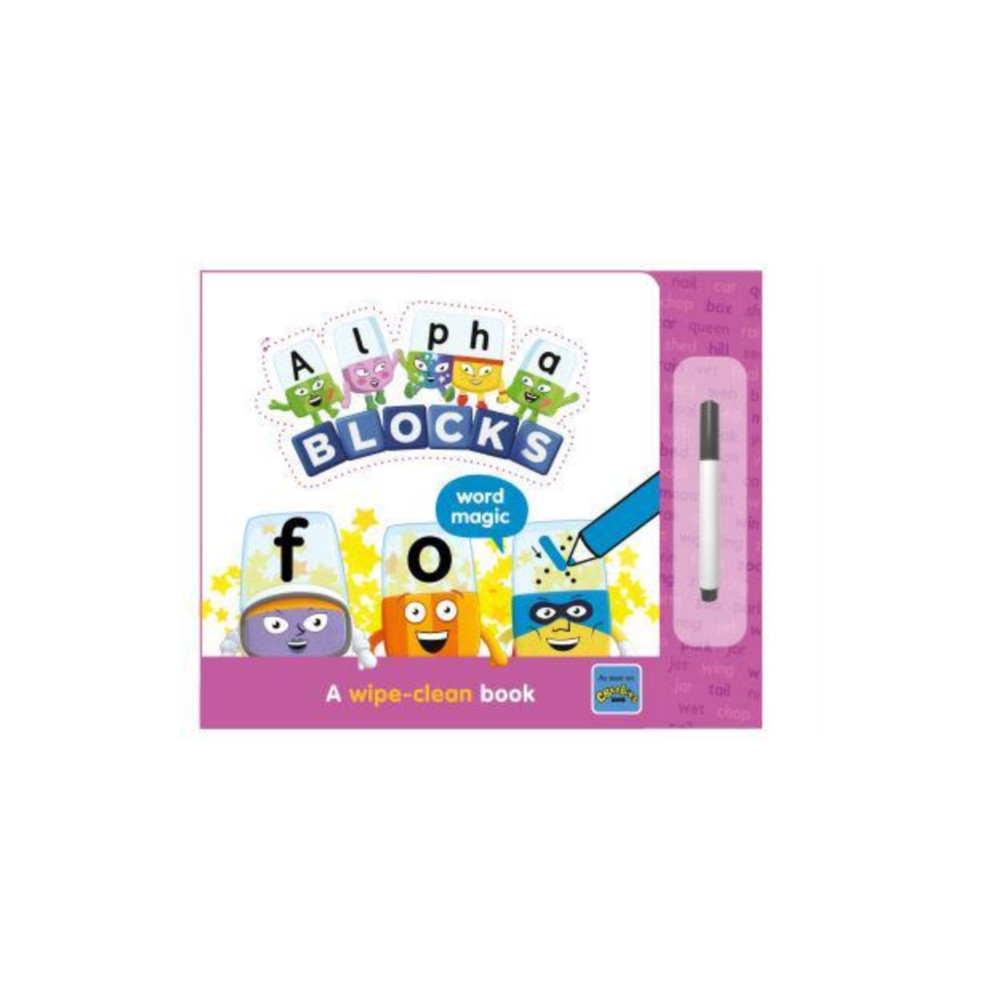 Produktbild för Alphablocks Word Magic: A Wipe-Clean Book (bok, board book, eng)