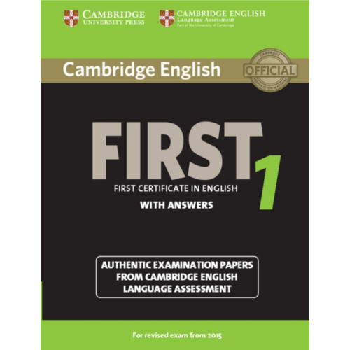 Cambridge University Press Cambridge English First 1 for Revised Exam from 2015 Student's Book with Answers (häftad, eng)